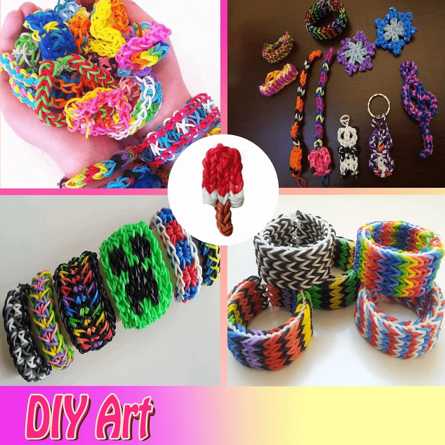 Loom Bands Bracelet Making Kit, 2500+ Bands: image 5