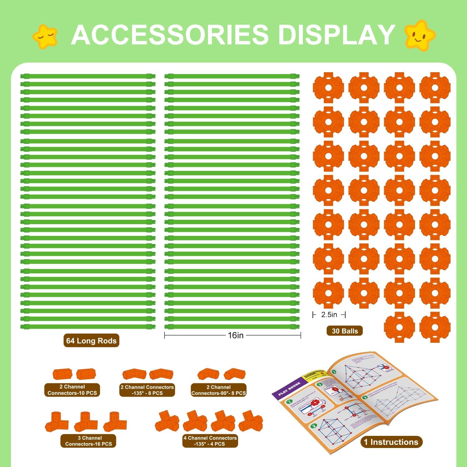 140 Piece Fort Building Kit for Kids: image 7