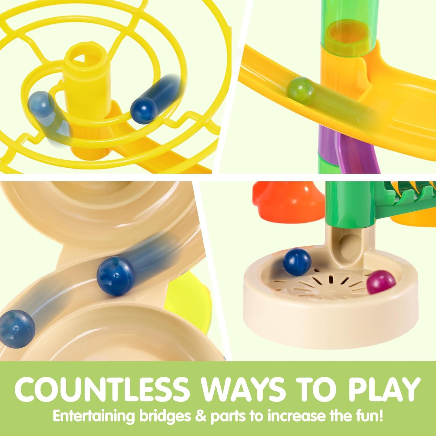 236-Piece Glow Marble Run with Motorised Elevator: image 6