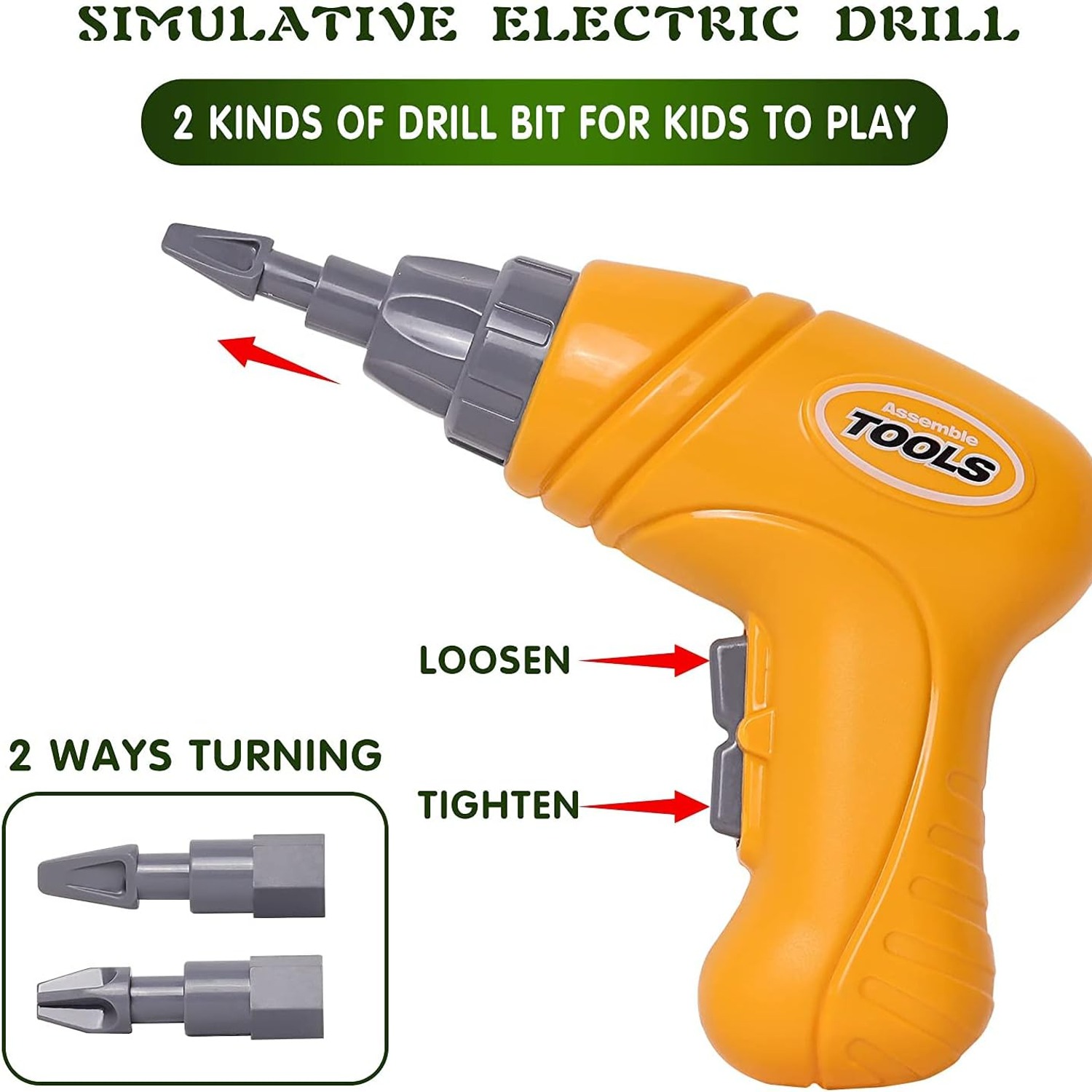 Take Apart Dinosaur Set with Electric Drill (4 Dinosaurs): image 3