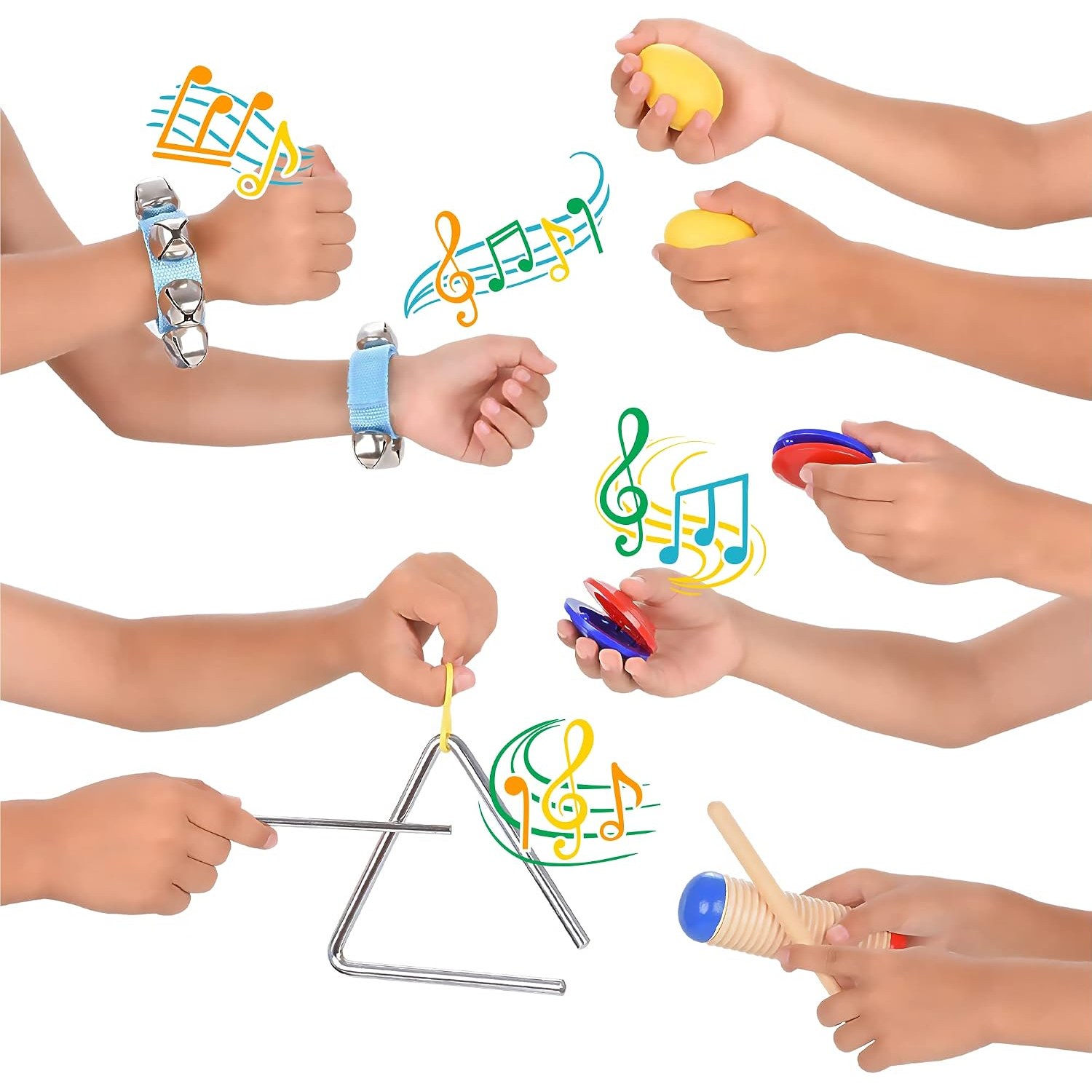 16 Piece Percussion Instrument Set for Kids: image 4