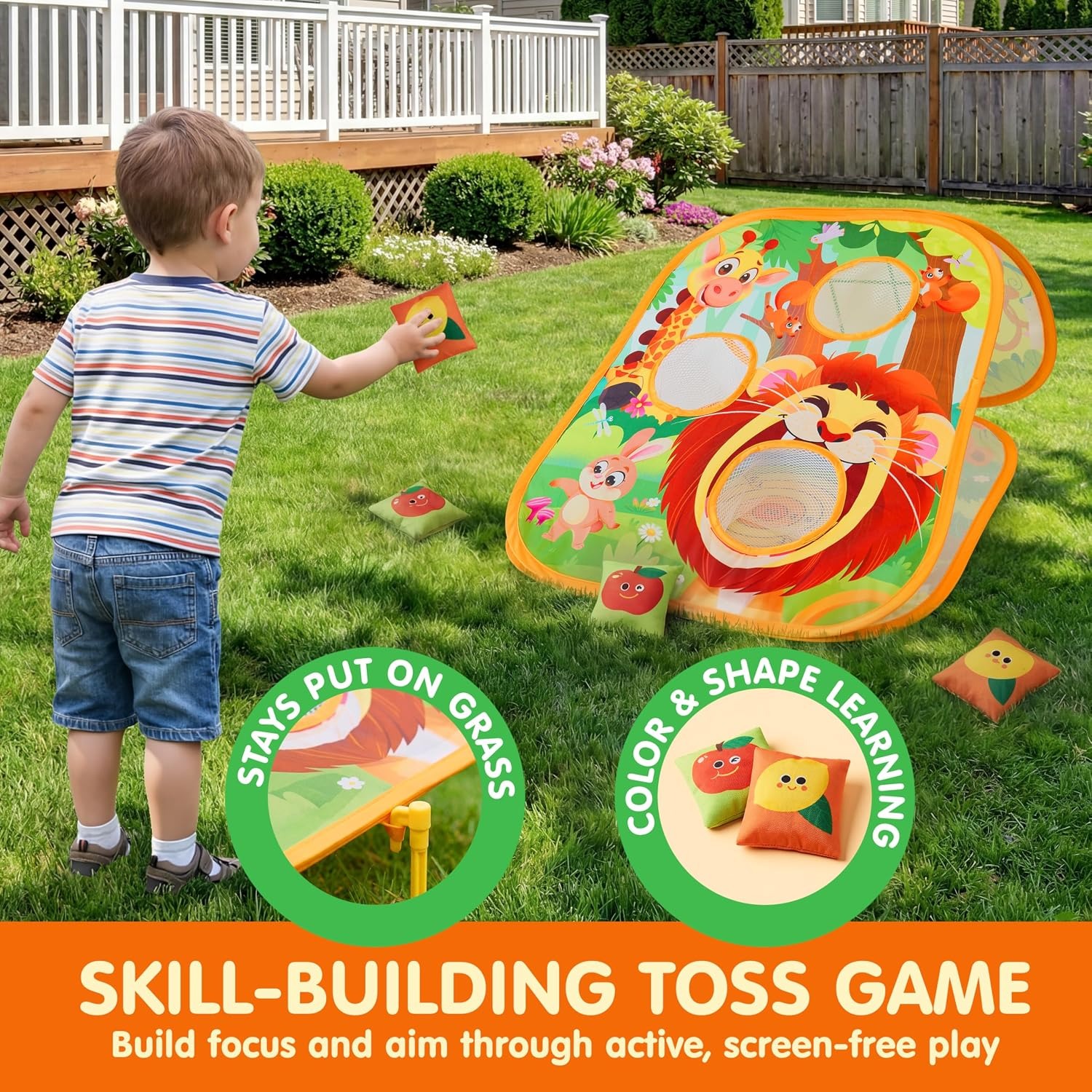 3-in-1 Animal Bean Bag Toss Game: image 3