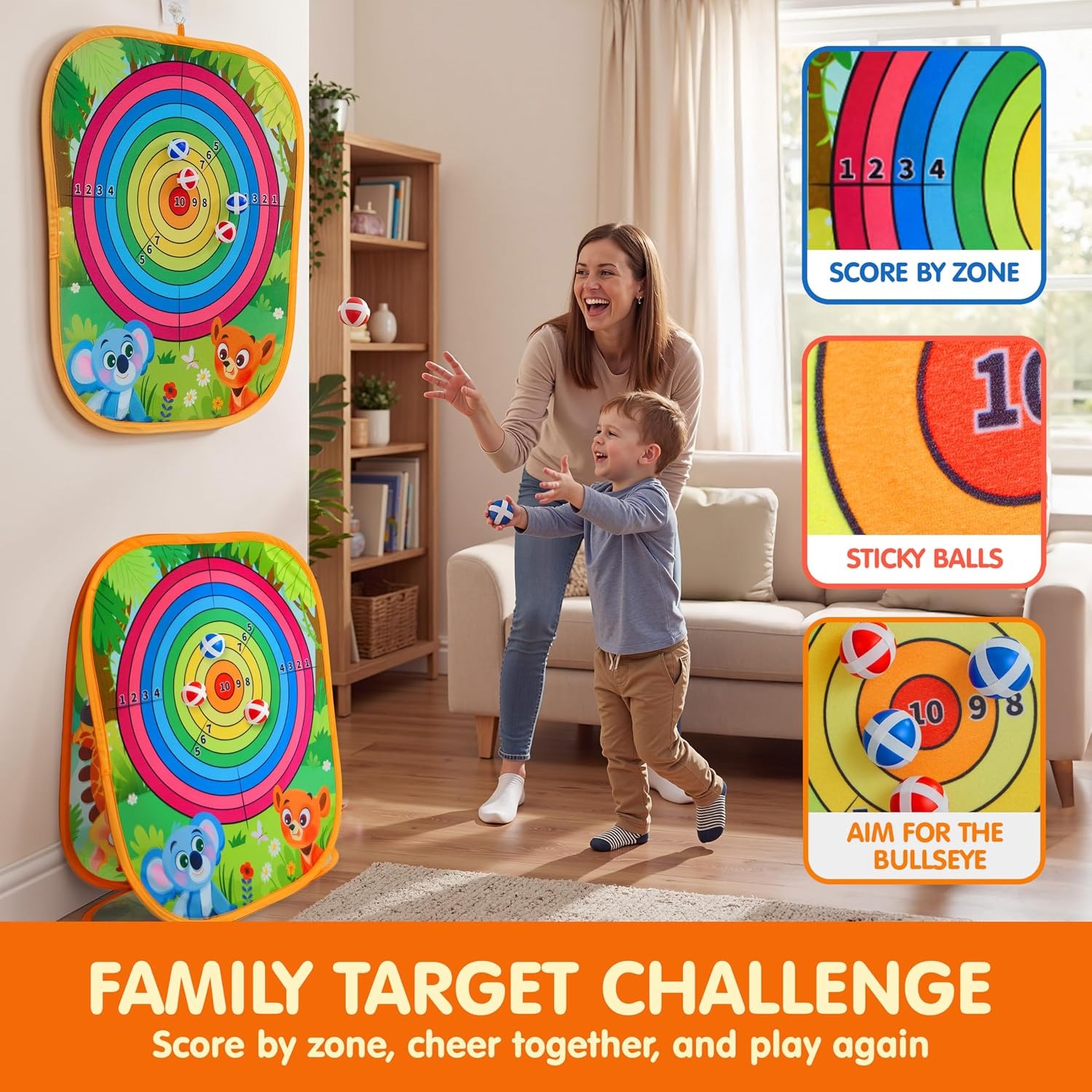 3-in-1 Animal Bean Bag Toss Game: image 5
