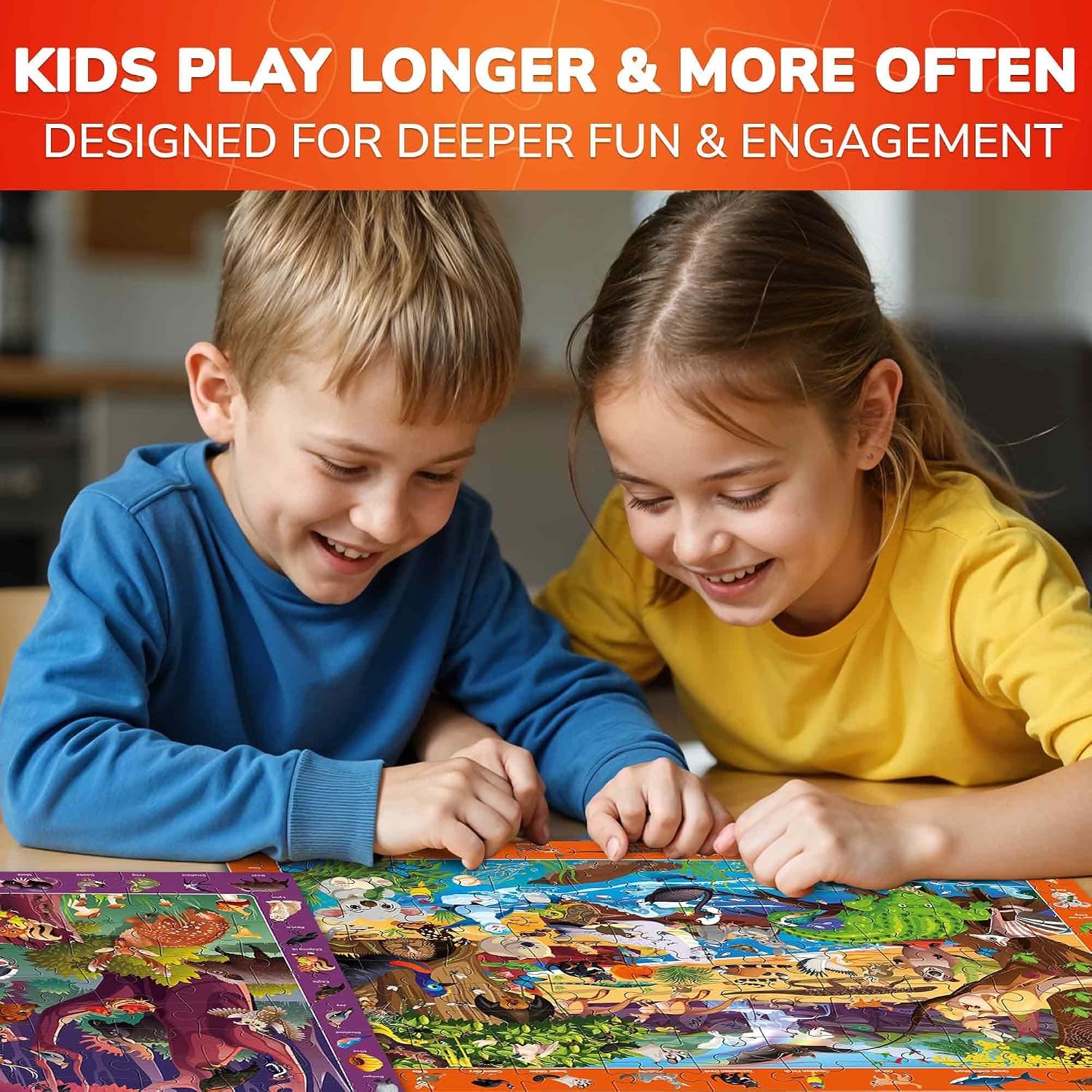 100 Piece Floor Puzzles 3 Pack: image 4