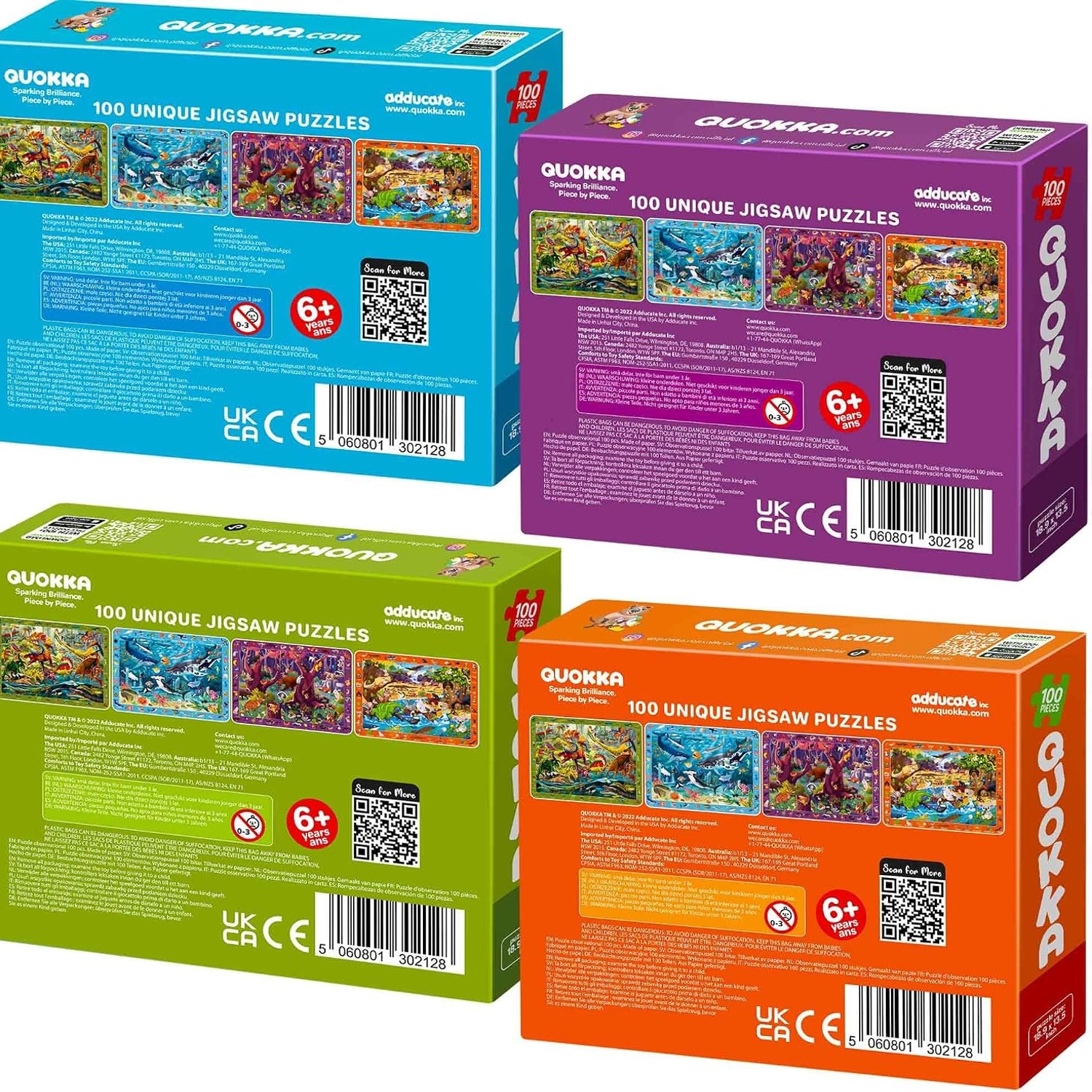 100 Piece Floor Puzzles 3 Pack: image 8