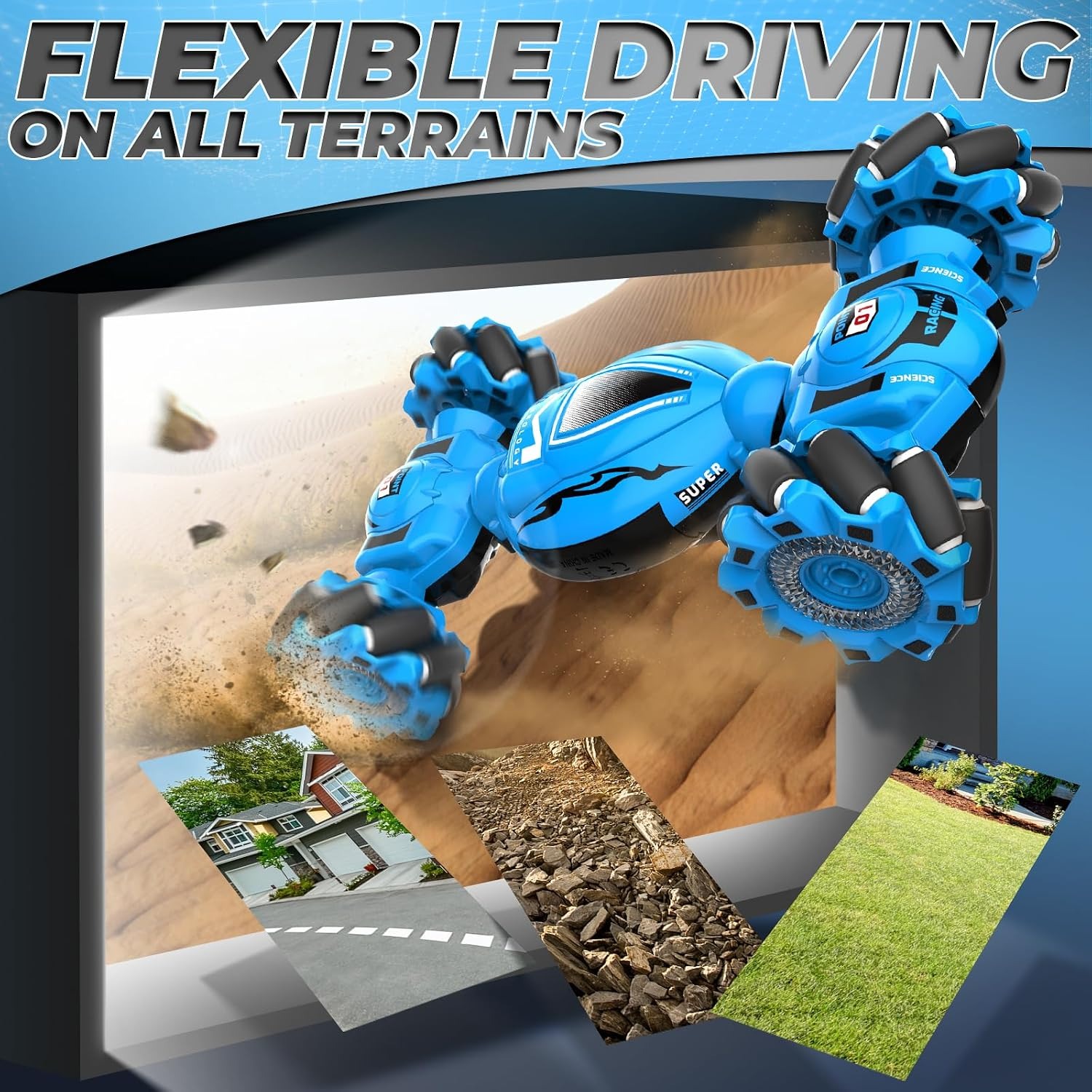 Gesture Control Stunt Car with Sensing Watch and 2.4GHz Remote: image 6