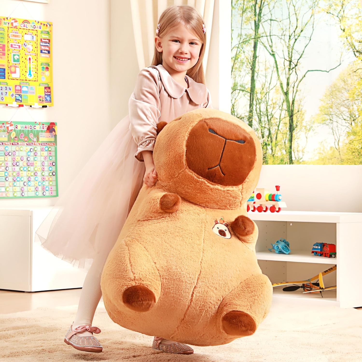 Giant Capybara Plush Toy: image 5