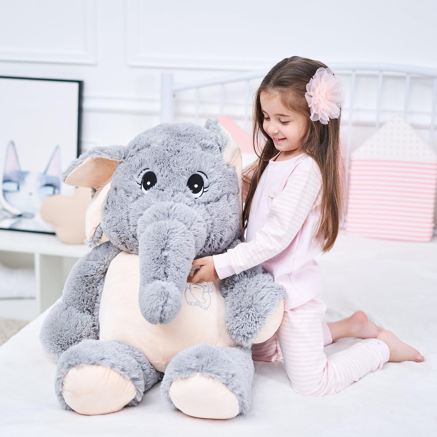 Giant Elephant Plush Soft Toy: image 3