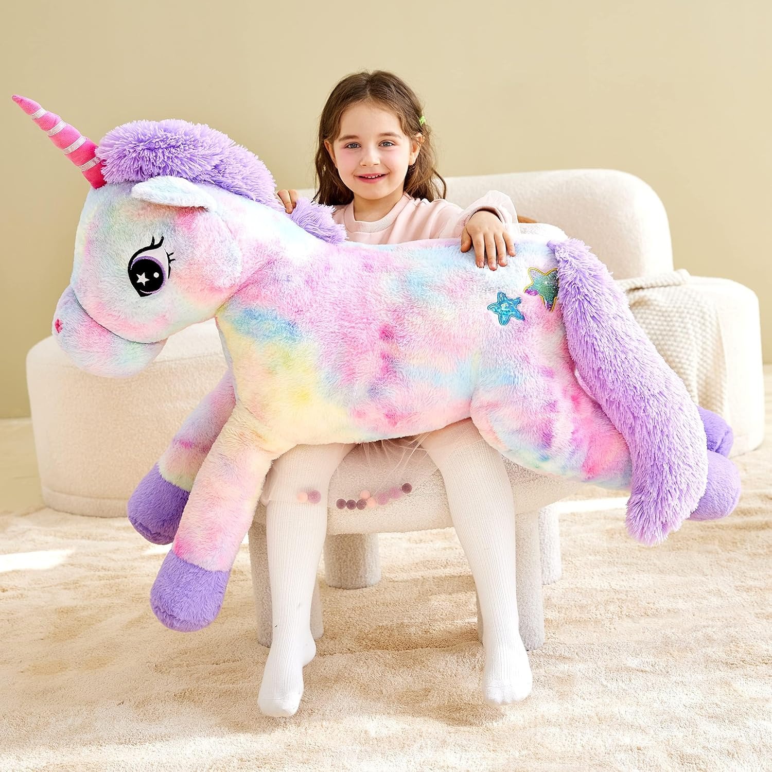 Giant Unicorn Plush Toy 110cm