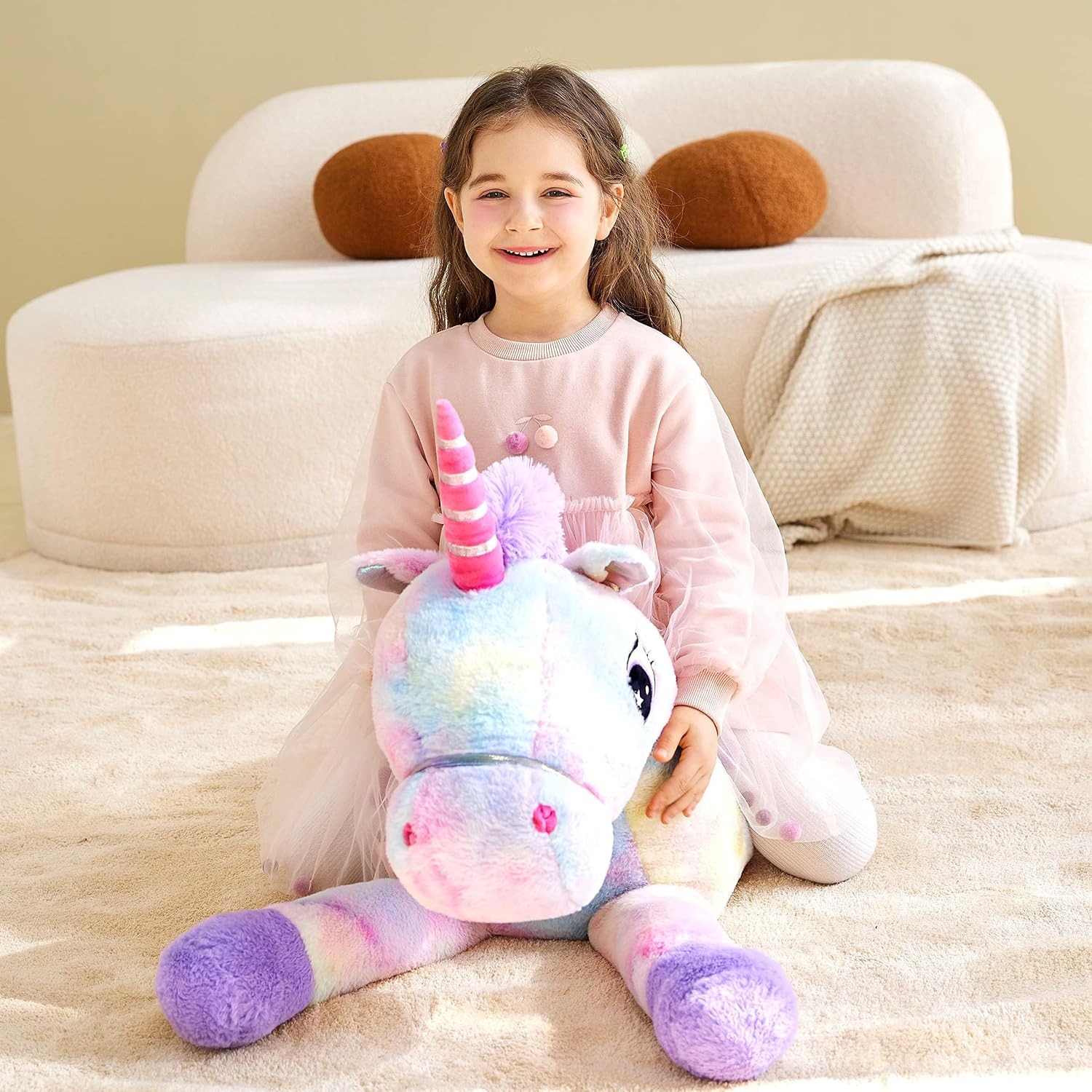 Giant Unicorn Plush Toy 110cm