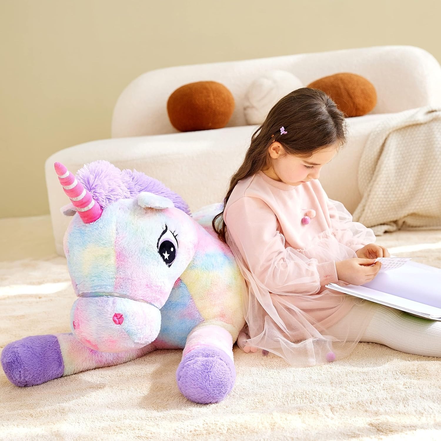 Giant Unicorn Plush Toy 110cm