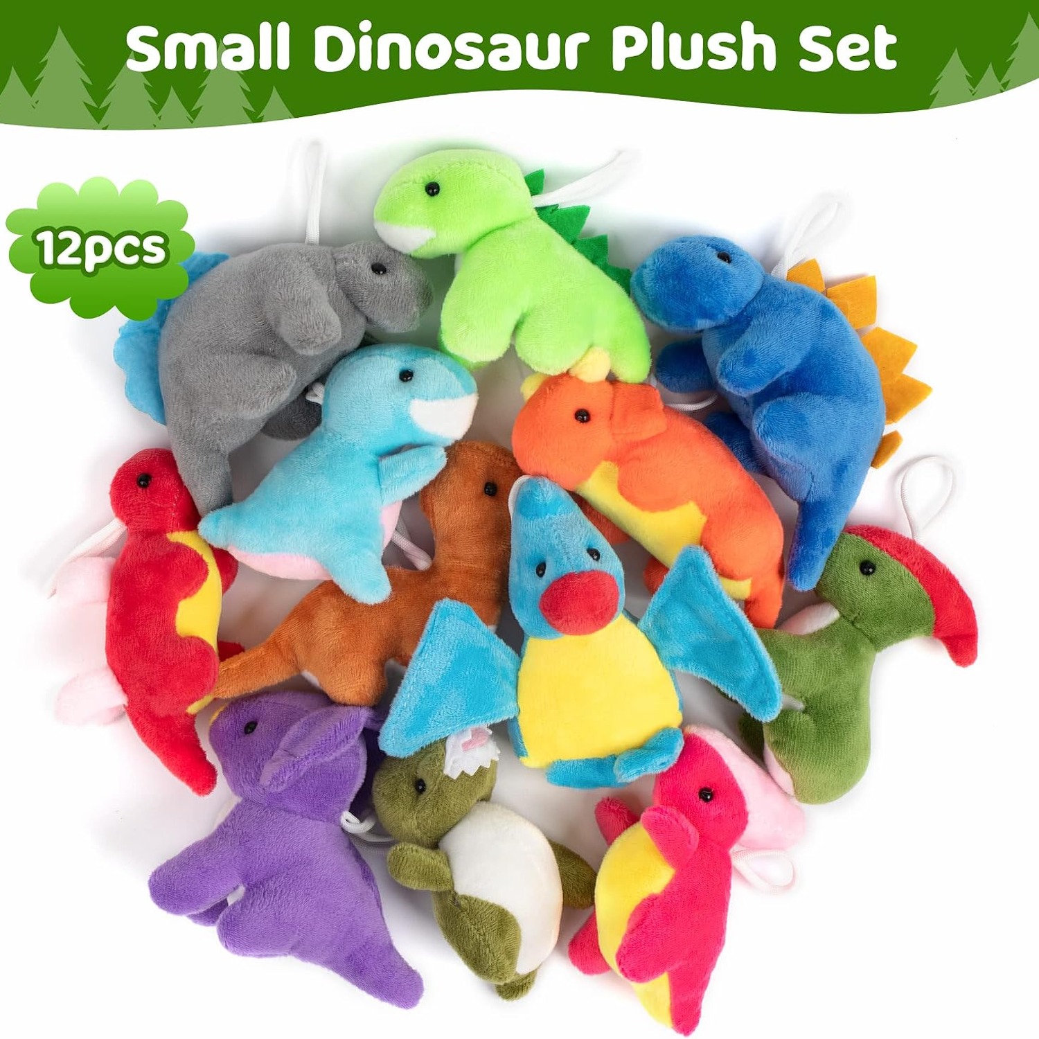 Mini Dinosaur Plush 12 Pack: image 2