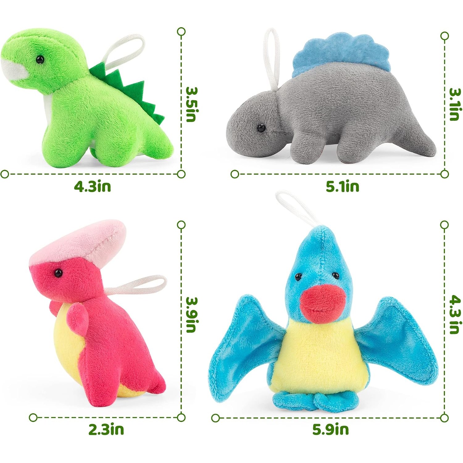 Mini Dinosaur Plush 12 Pack: image 3