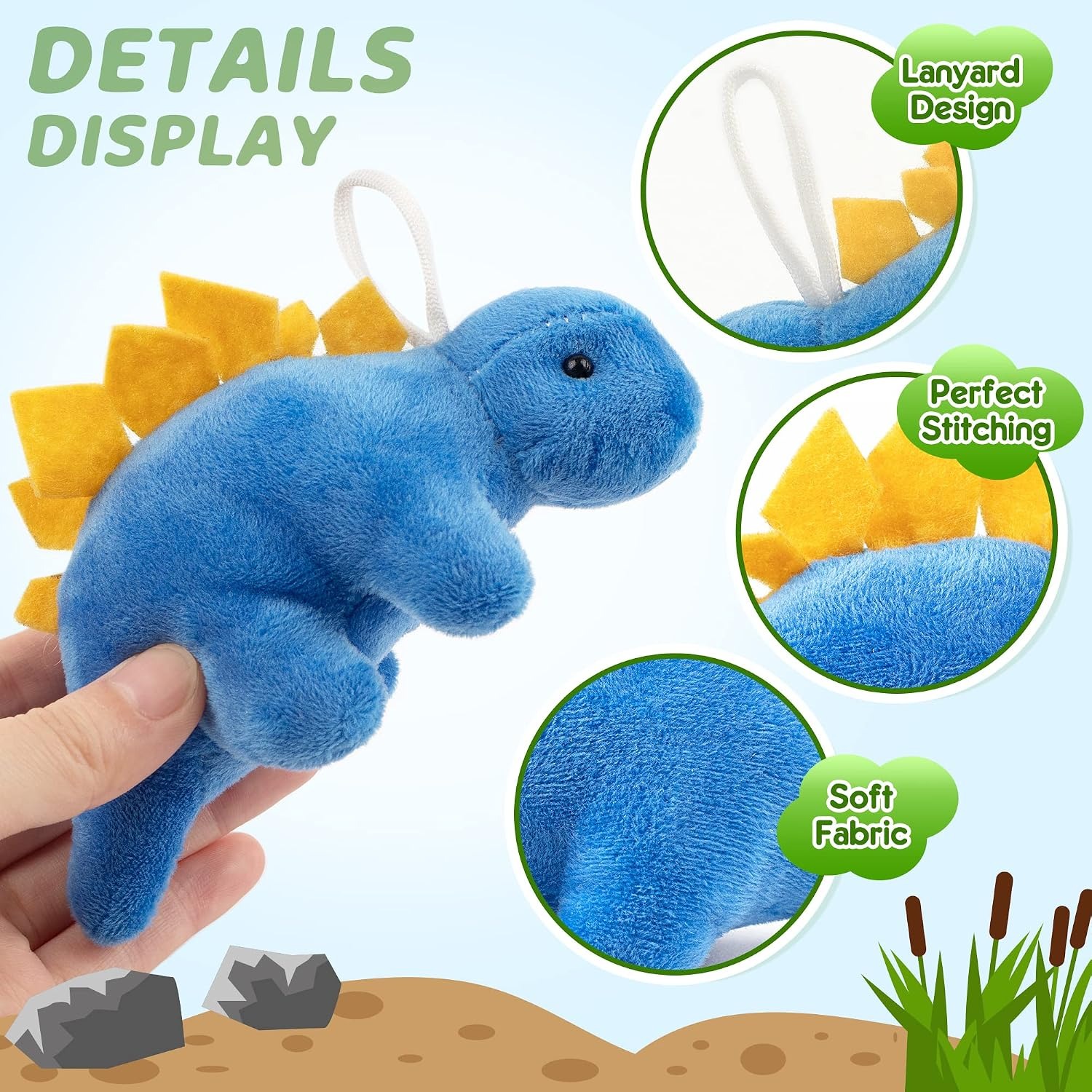Mini Dinosaur Plush 12 Pack: image 4