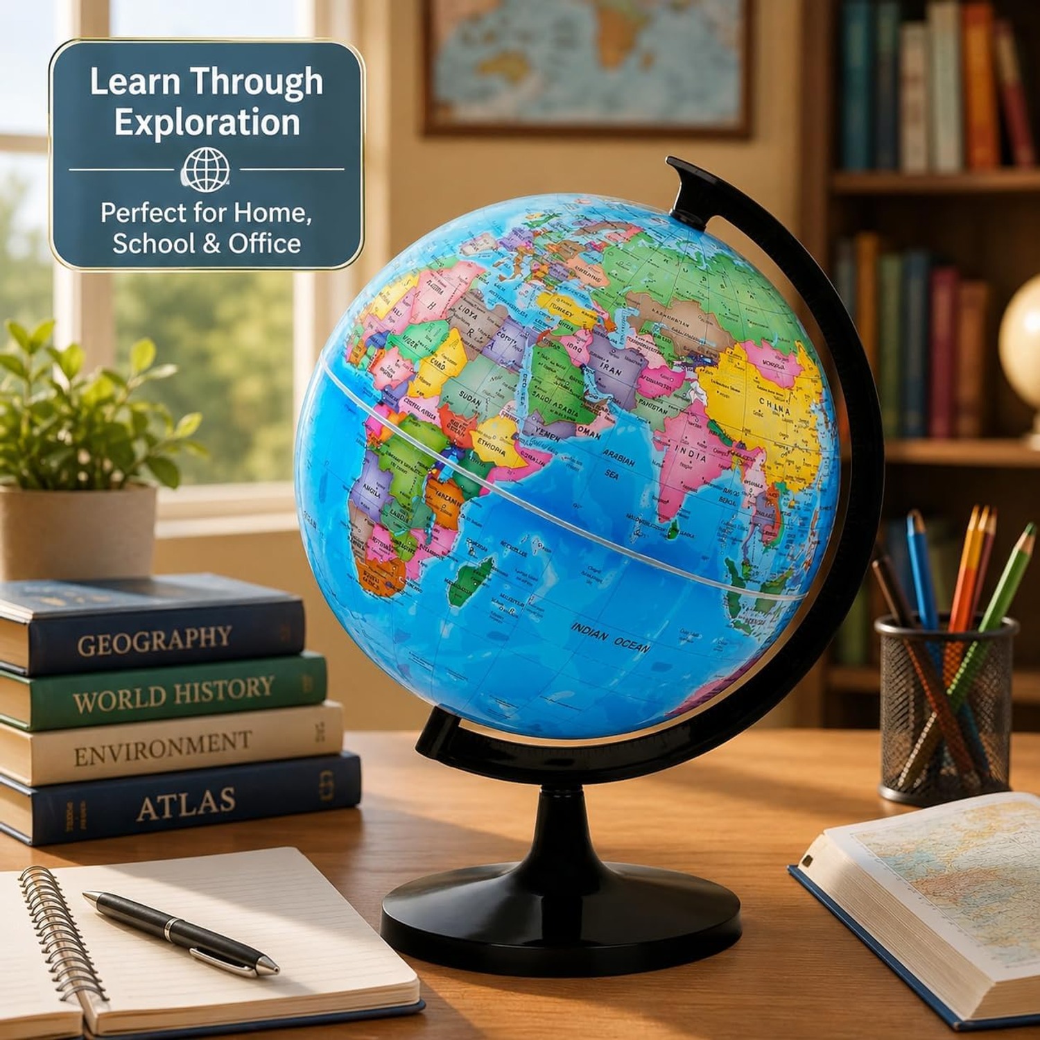 30cm Self-Assembly World Globe